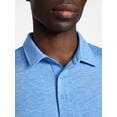 thumbnail image 4 of George Men's & Big Men's Relaxed Fit Short Sleeve Stretch Polo Shirt, Sizes S-5XL, 4 of 5