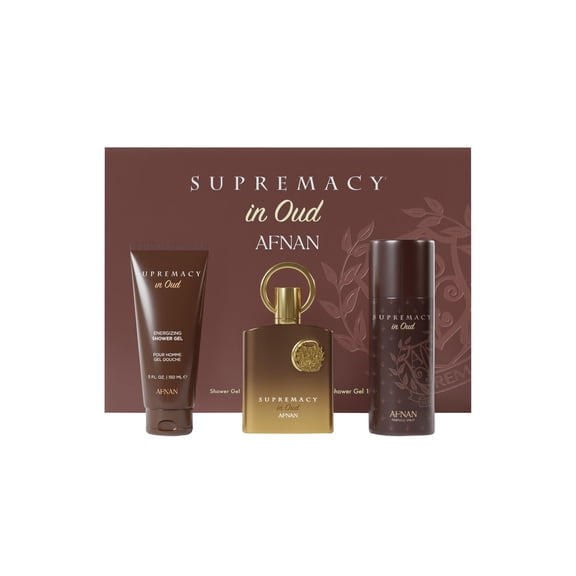 Afnan Supremacy in Oud Unisex Gift Set – Eau de Parfum and Body Products