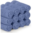 thumbnail image 4 of Utopia Towels 12 Pack Premium Wash Cloths Set, 12 by 12 Inches, 100% Cotton Ring Spun, Highly Absorbent and Soft Feel Essential Washcloths for Bathroom, Spa, Gym, and Face, Electric Blue, 4 of 5