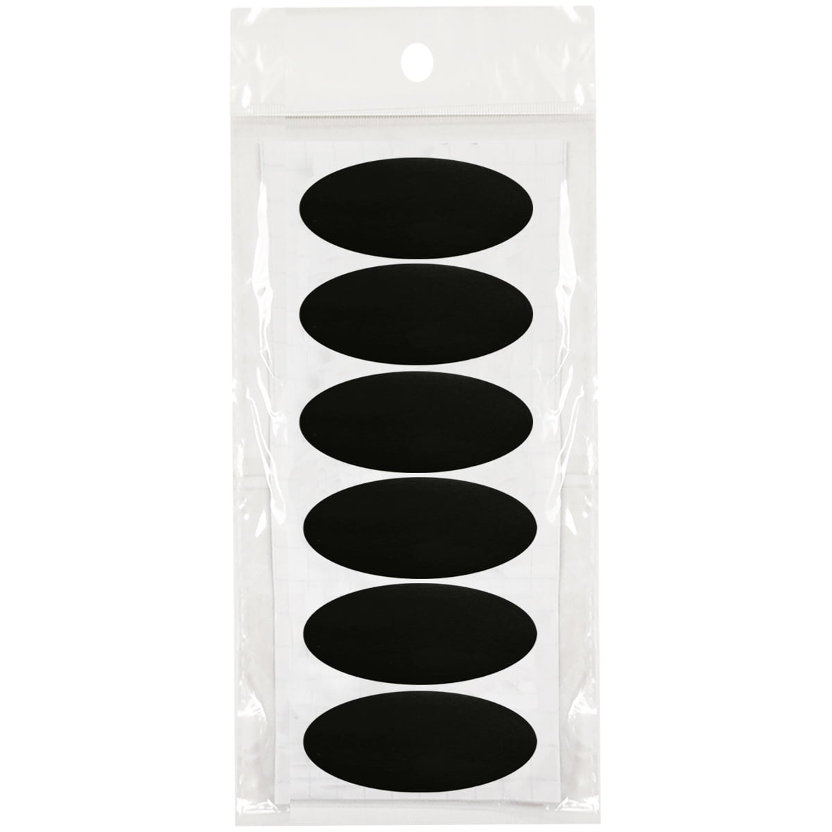 Wrapables® Set of 60 Oval Chalkboard Labels / Chalkboard Stickers (2.125' x 1') for Organizing, Labeling, Gift Tags, Drink / Wine Markers, and Weddings