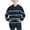 Navy, variant on Odeerbi Toddler Boys Girls Hoodies Striped Pullover Hooded Sweatshirts Oversized Crewneck Hooded Sweatshirt Kids Fashion Long Sleeve Pullover Tops 4-14 Years Black