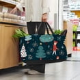 thumbnail image 6 of Christmas Tree Large Foldable Laundry Basket Storage Box Shopping Bag Oxford Cloth Organizer, 6 of 7