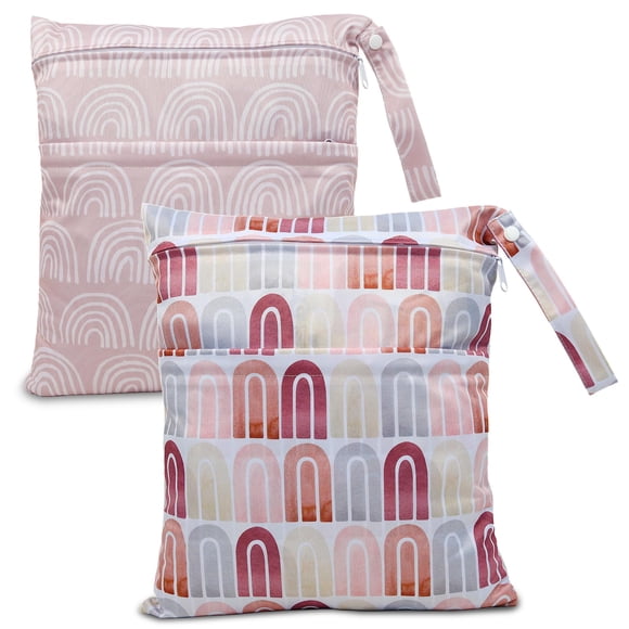 Bolsa húmeda y seca Eaxin, 2 unidades, impermeable y reutilizable, 30 x 36 cm