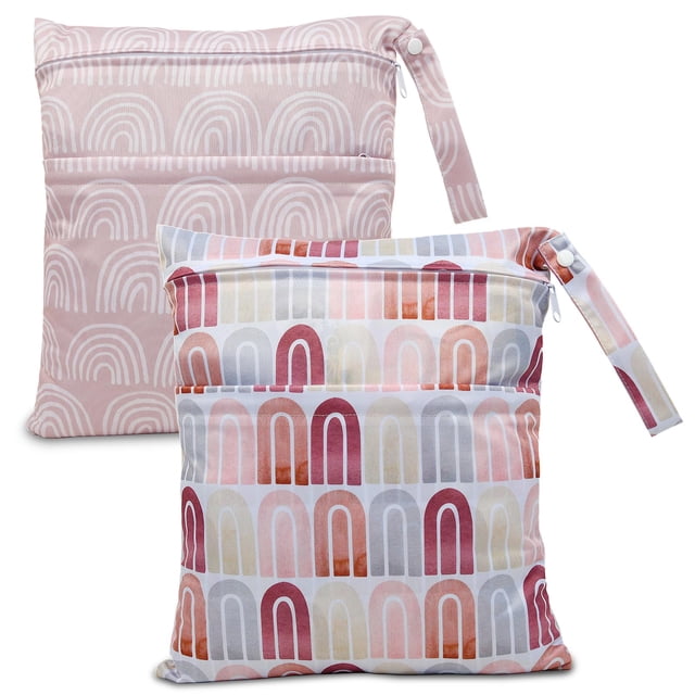 Bolsa húmeda y seca Eaxin, 2 unidades, impermeable y reutilizable, 30 x 36 cm