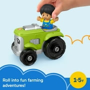 Fisher-Price Little People Tractor Farm Toy & Figure Set for Toddlers, 2 Pieces for Pretend Play