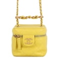 thumbnail image 1 of Pre-Owned CHANEL Chain Shoulder Bag, Coco Mark, Matelasse Vanity, Lambskin, AS3228, CHANEL,..., 1 of 16