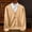 A05-Khaki, variant on Zysthvn Athletic Jacket Men Fall Single Breasted Lightweight Sweater Mens Outerwear V-Neck Long Sleeve Solid