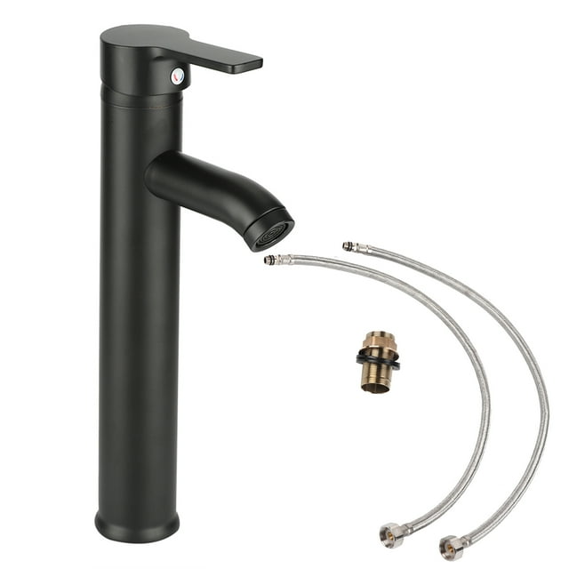 Mixer Tap - Stainless Steel Basin Mixer Tap Hot Cold Washbasin Sink Faucet