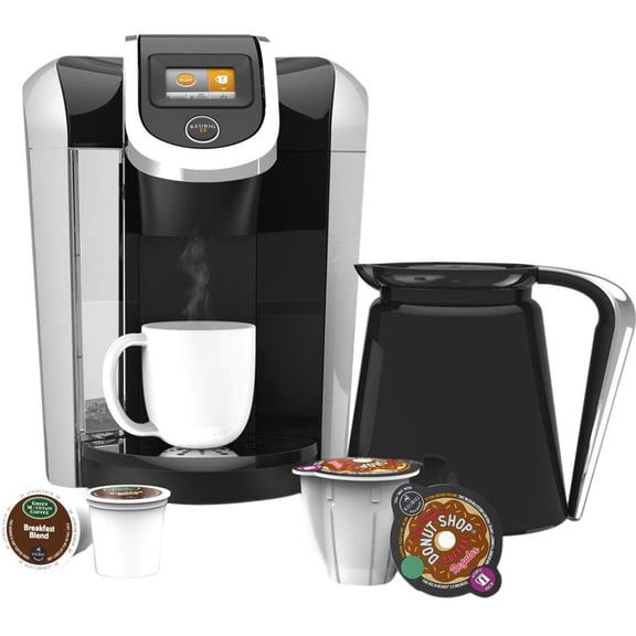 Keurig 2.0 K460 Brewing System with 42 K-Cup Packs & 4 K-Carafe Packs