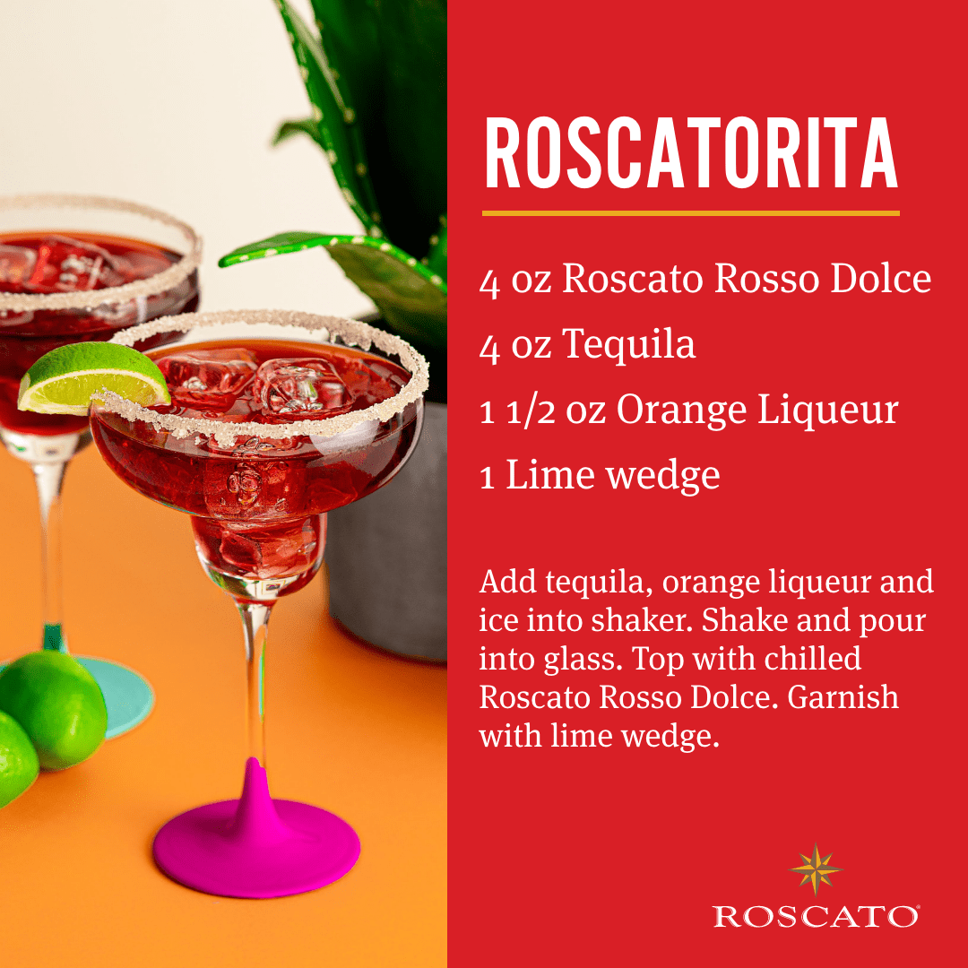 Roscato Rosso Dolce Red Wine, 750 ml Bottle, 7% ABV, Intense Aromas of Ripe Red Fruit Notes, 7% ABV