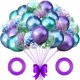 thumbnail image 1 of Kit de globos con diseño de sirena, 30 unidades, látex metálico de 12 pulgadas, 1 of 2