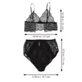 thumbnail image 4 of 1 conjunto de lencería femenina, ropa interior de encaje con encanto, lencería de mujer, ropa de mujer, 4 of 4