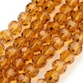 thumbnail image 3 of GKNET 10Strands Crystal Glass Beads Faceted Round 4/6/8mm Multi-Color Spacer Beading-8mm (70pcs/strand)-Goldenrod, 3 of 6