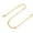 Gold, variant on [Clearance] Mariner Chain Necklace for Men Women Gold Plated Stainless Steel Twill Texture Replacement Chain for Pendant Charm 5mm 24 Inch Boyfriend Husband Jewelry on Clearance