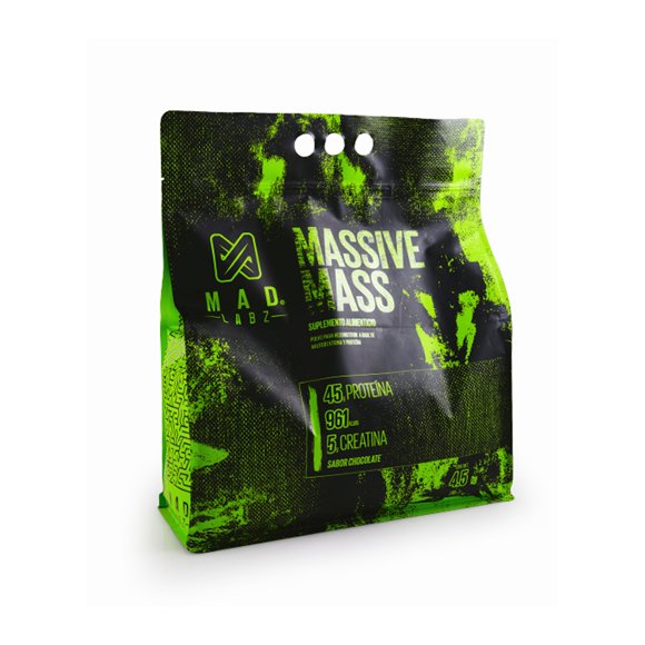 Mad Labz, Massive Mass, 4.5kg, Ganador De Peso 961kcal. MAD LABZ Proteina Massive Mass