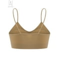 thumbnail image 4 of Gustave 5-Pack Women's Seamless Cami Bra V Neck Padded Bralette Spaghetti Strap Pullover Style Bras Tank Top Wire Free "Size XL", 4 of 9