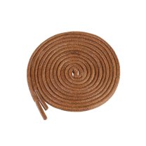 INSPIRE CHIC 2 Pair Waxed Shoe Laces for Dress Shoes Round Shoelaces Red Brown 60cm/23.62"