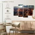 thumbnail image 4 of Elephant Stock Cloudy Grand Canyon Wall Art - Horizontal Multi Panel Canvas - Living Room Wall Decor - Nature Multi Panel - Brown And Blue Decor - 68" x 42", 4 of 4