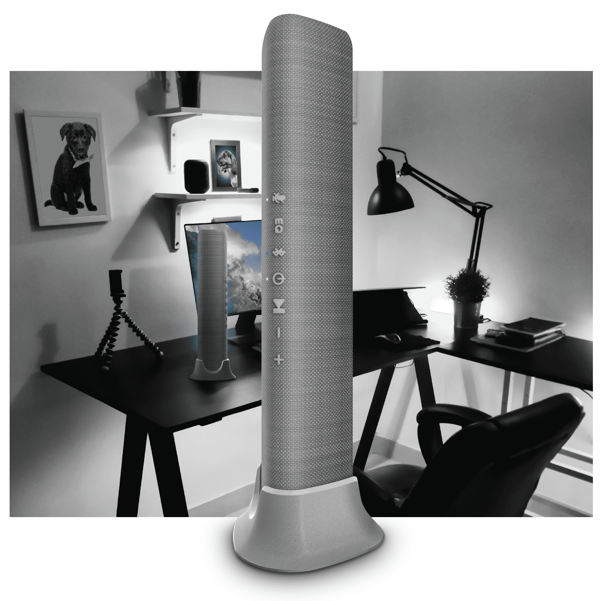 Open Box ION Audio Portable Bluetooth Speaker, Gray, ISP132