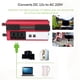 thumbnail image 5 of Inversor de Corriente 1500W, Convertidor de energía Solar 12V a 110V, Inversor con 2 Toma Enchufe Y 4 Puertos USB de 5V DC / 2.1, Onda Sinusoidal Modificada, para Barco, Caravana,Coche Ecomeon  no, 5 of 5