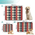 thumbnail image 2 of Washable Pet Pee Pads with Super Absorbent Reusable Training Pads for Dogs & Cats Red Plaid Pattern, 2 of 6