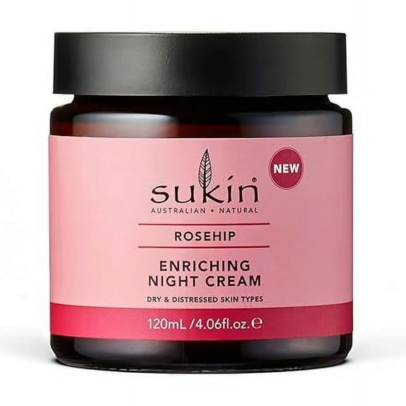 Sukin Rosehip Enriching Night Cream, 4.06 Oz
