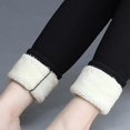 thumbnail image 2 of Leggings con forro polar, talle alto, cálidos, cómodos, de invierno, ajustados, de longitud completa, para mujeres y niñas, 2 of 5