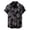 Dark Gray, variant on Mens Shirts Hawaiian Vintage Breathable Printed Short Sleeve Button Down Shirts Casual FashionBeach Shirt