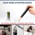 thumbnail image 3 of Bouchon de Pneu, Bouchon de Pneu Pression d'air 7S Bouchon en Liège, Capsuleur Vin Rouge Outils Ouverture de Bouteille Portable Vin Accessoire Professionnel, 3 of 5