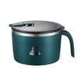 thumbnail image 1 of Yuarrent Tazón de ramen portátil, fácil de limpiar y adecuado para cualquier ocasión, adecuado para todas las ocasiones. Cocina y Comedor Verde 1300ML, 1 of 6