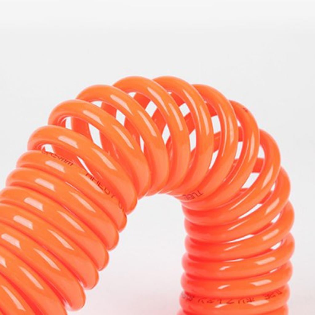 Nishiyuenyi 6/9/15m Coil Air Hose Recoil Hose PU Tube w/ Quick Fittings Air Compressor Tools