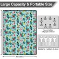 thumbnail image 2 of Flamingo Blankets Waterproof Foldable 60"x80", Flamingo Portable Outdoor Picnic Mat Water Resistant for Grass,Padded Lawn & Park Blanket for Camping,Flamingo Decor Accessories Stuff, 2 of 6