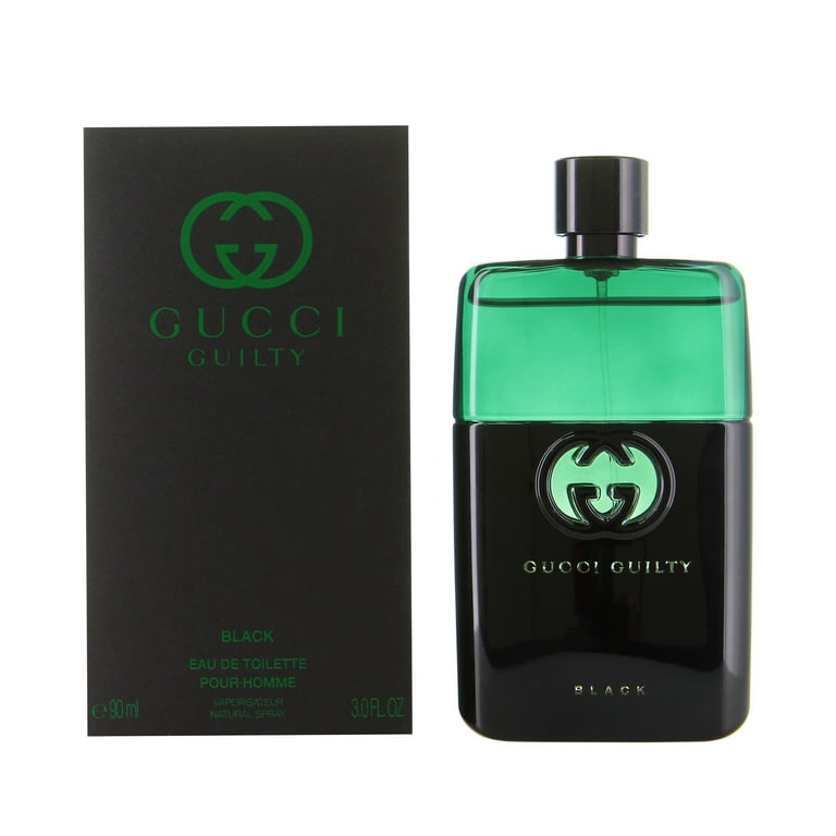 贅沢屋の Guilty Gucci Black for Cologne Toilette, De Eau Homme Pour 香水(男性用)