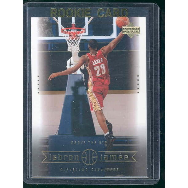 upper deck mvp lebron james rookie card