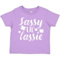 thumbnail image 3 of Inktastic Saint Patrick's Day Sassy Lil' Lassie with Shamrocks Boys or Girls Toddler T-Shirt, 3 of 5