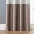 thumbnail image 3 of Better Homes & Gardens Colorblock Rod Pocket and Back Tab Blackout Curtain Panel, 1-Piece, Beige, 50" W x 108" L, 3 of 9