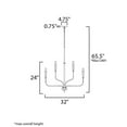 thumbnail image 2 of 24819SBR Maxim Lighting Vela - 9 Light Chandelier-24 Inches Tall and 32 Inches Wide-Satin Brass Finish    -Traditional Installation, 2 of 5
