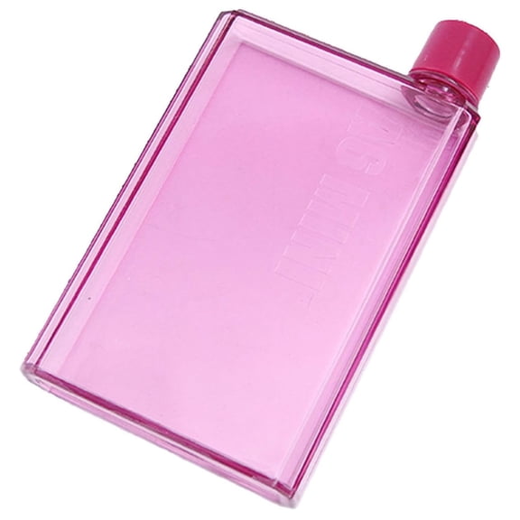 JWDX Glass and Bottle Clearance, Flat Water Bottle Slim Water Bottle for Purse Leak Proof Slim Handbag Poket Drinking Bottle for Outdoor Sports Fitness Camping Hiking Cycling 750Ml