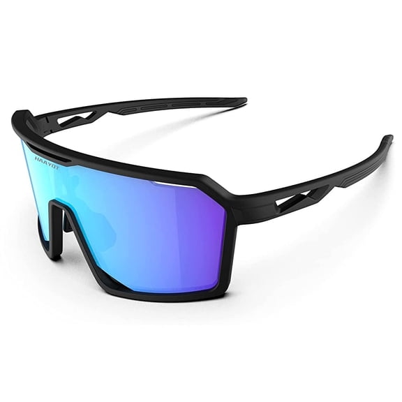 Sports Sunglasses for Men and Women, Big Frame TR90 Flexible Frame for Cycling, Running and Hiking