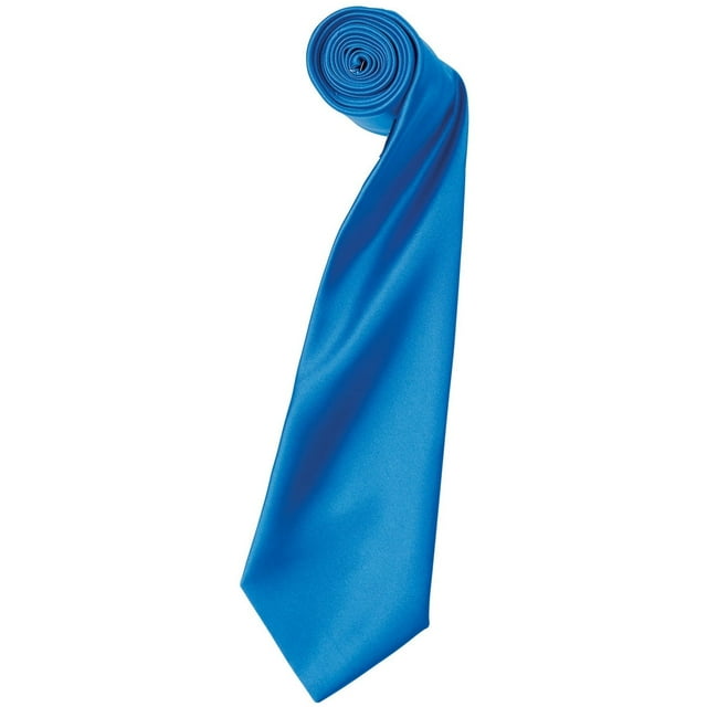 Premier Cravate Satin Simple pour Homme (Lame Étroite)
