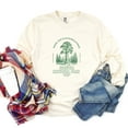 thumbnail image 3 of Sequoia National Park EST. 1890 - Womens Garment Dyed Long Sleeve Graphic T-Shirt, 3 of 10