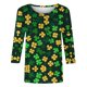 thumbnail image 5 of Camiseta de Moda de Cuello Redondo Impresa para Casual, Fiesta, Trabajo Y Vacaciones, 5 of 5
