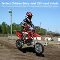 thumbnail image 2 of 49cc Kids Motorcycle - Off-Road Bike w/Disc Brakes & Shock Absorbers, 40km/h, 2 of 8
