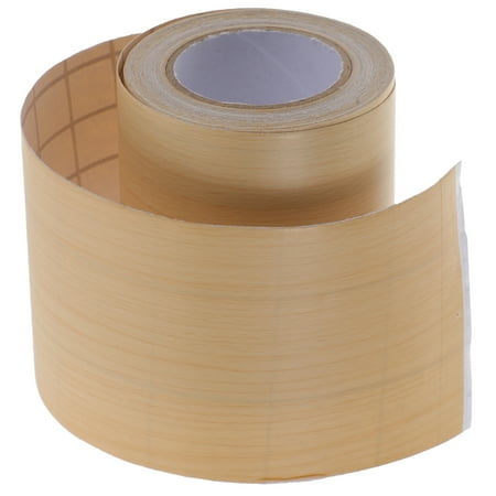 Plastic Skirting Board Self-adhesive Baseboard Wall Decoration Flexible Molding Trim Yellow