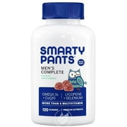 (4 Pack) Smartypants Gummy Vit,Mens Complete 120 Ct