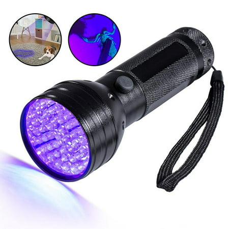 Black Light UV Flashlight/Pet Urine Detector, 51 LED Professional Grade 395NM Ultraviolet Light Detector for Dog/Cat Urine, Dry Stains,Bed Bug,Stain Detection Best for Commercial/Domestic/Hotel (Best Way To Dry A Fleshlight)