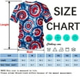 thumbnail image 4 of Rebaike Tie-Dye T-shirt American Flag Graphic Tee Shirt, 4 of 7