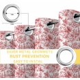 thumbnail image 6 of Red Botanical Blackout Curtains for Bedroom/Living Room, Thermal Insulated Kitchen Curtains, Watercolor Rustic Tree Abstract Grommet Darkening Window Treatment Drapes 27.5"x39"x2, 6 of 8
