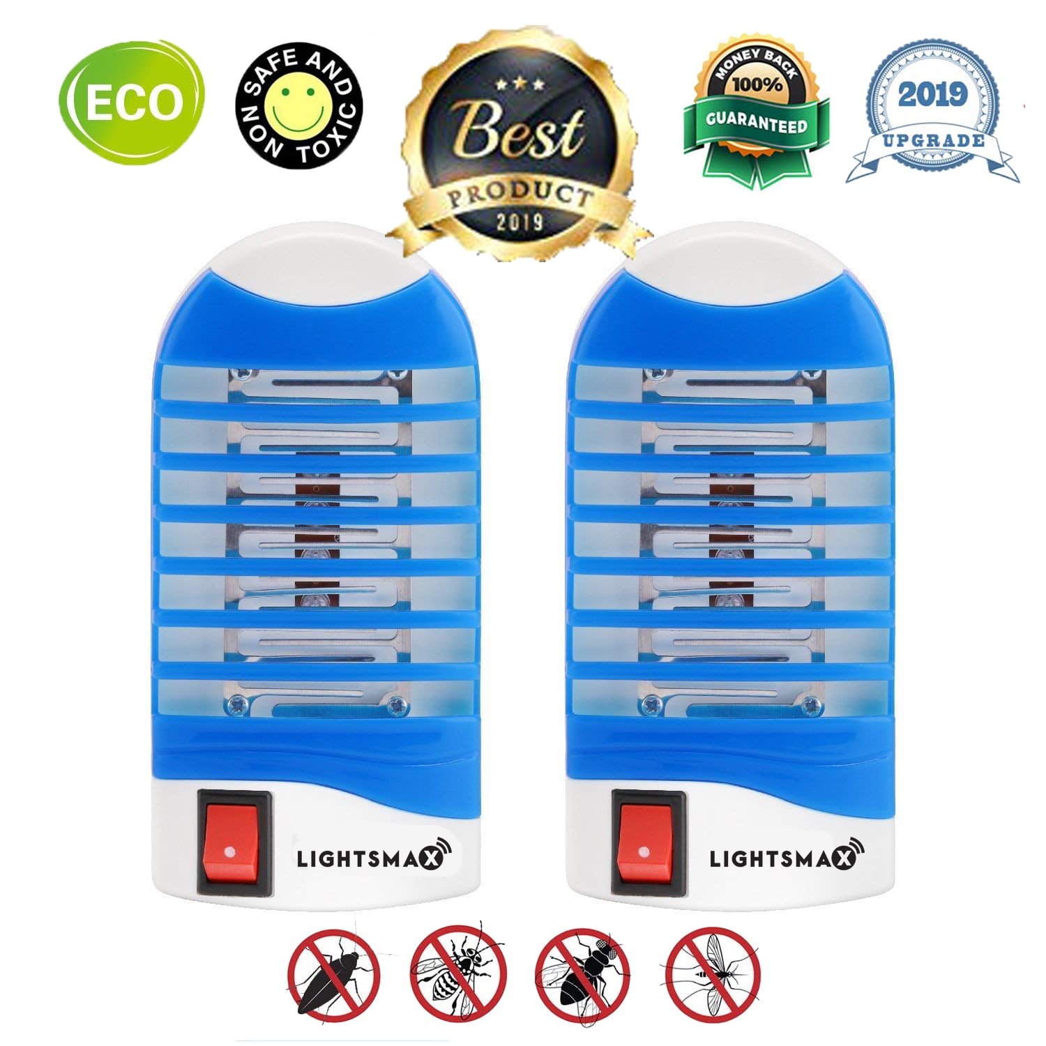 USB Bug Insect Zapper Mosquito Killer Indoor Fly Pest Trap Lamp Light LOT 1-20PK 