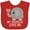 Red, variant on Inktastic My Abuelita Loves Me Boys or Girls Baby Bib
